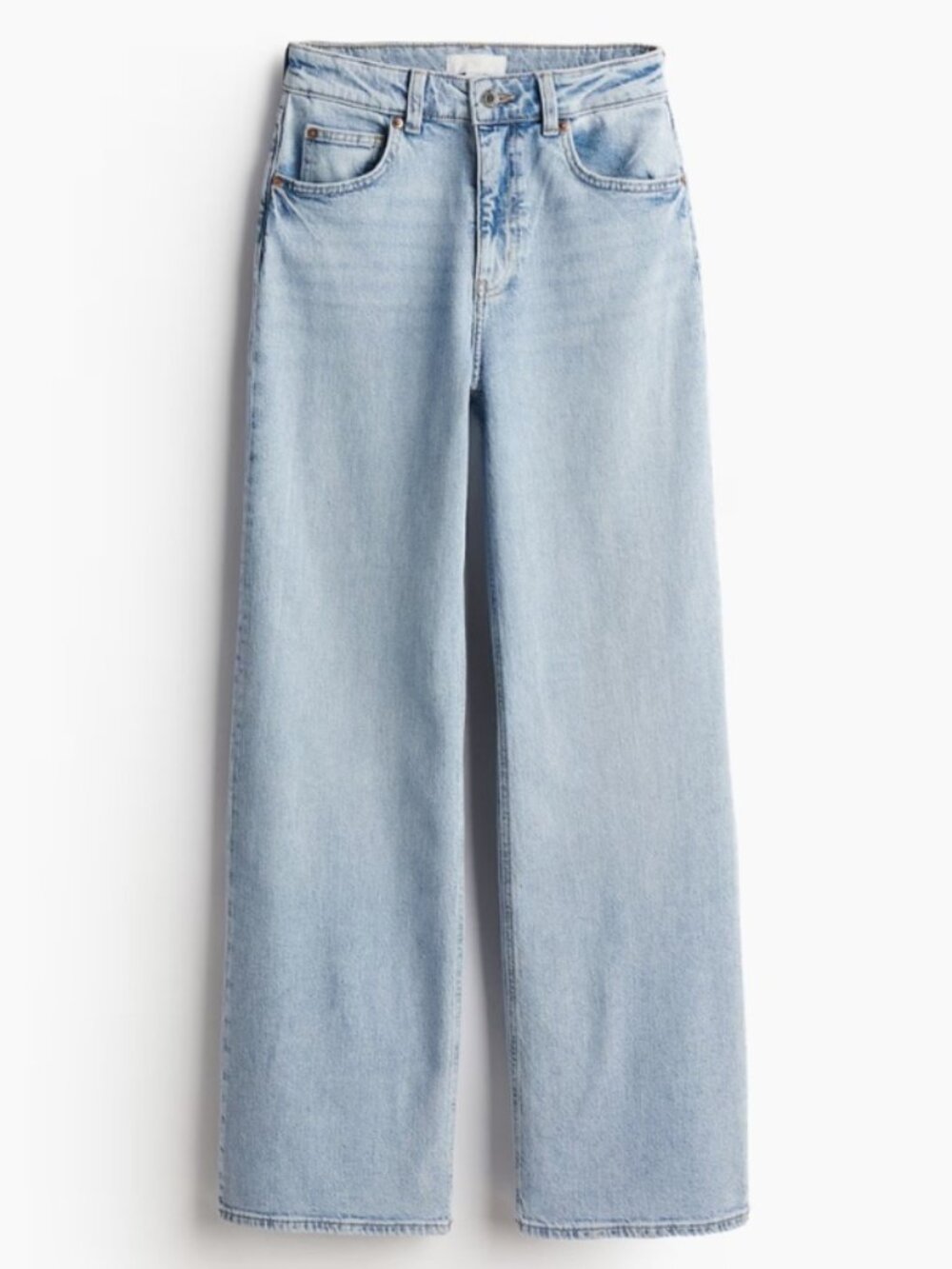 H&M Divided Straight Leg Jeans in Light Wash NEW